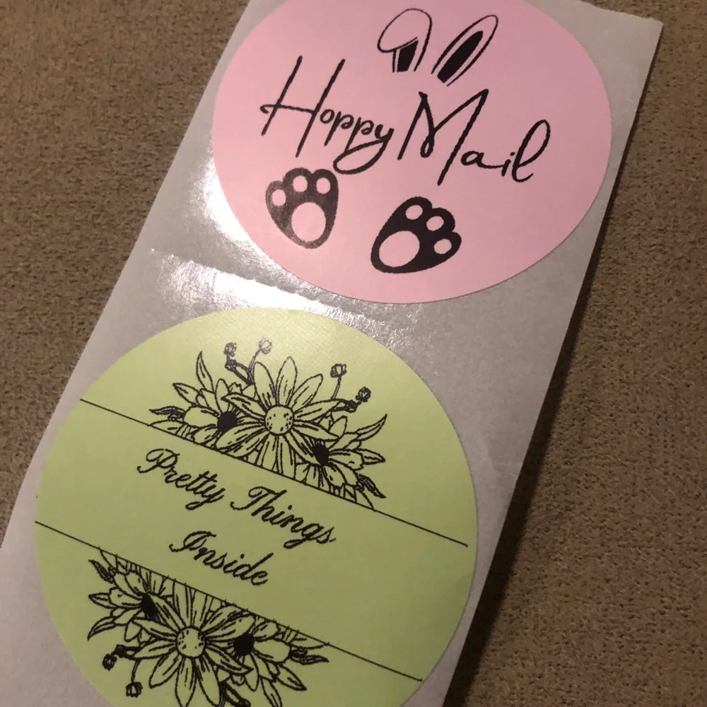 30 Custom Easter Package Thermal Stickers